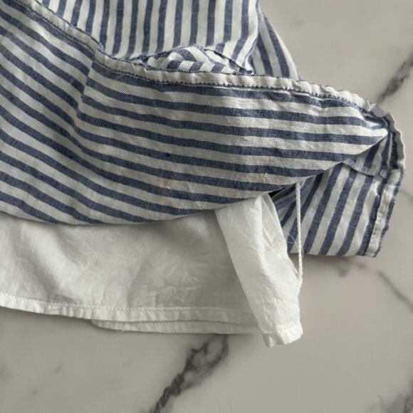 Tommy Bahama St. Lucia Dress sz Large Stripe Cover-up Coastal Boho Chic Outdoor - Picture 11 of 12